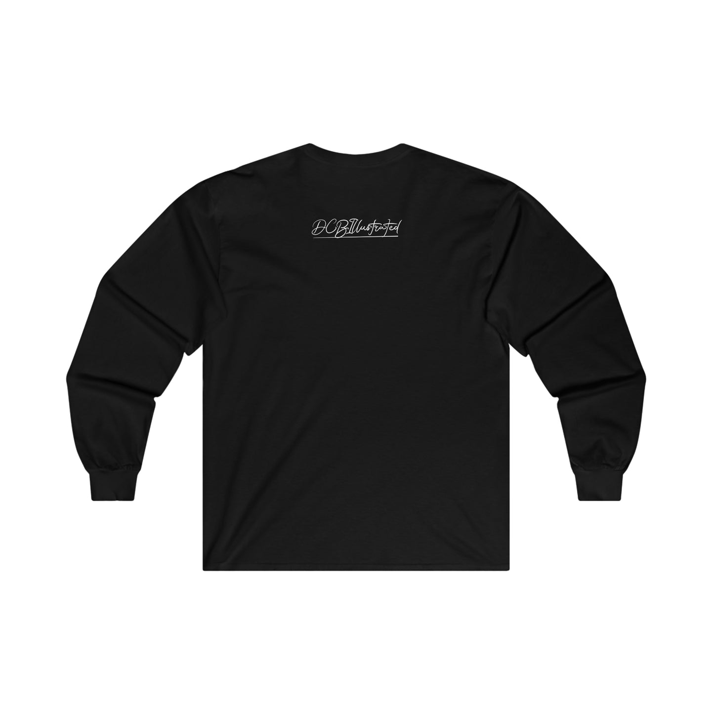 DCB Line Art Unisex Ultra Cotton Long Sleeve Tee Design 2