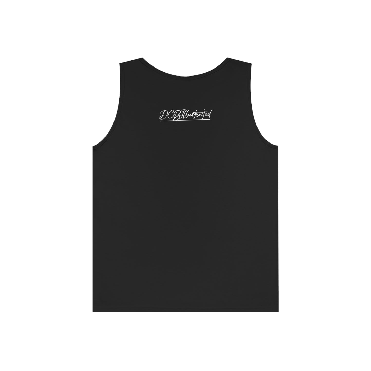 DCB Line Art Unisex Heavy Cotton Tank Top