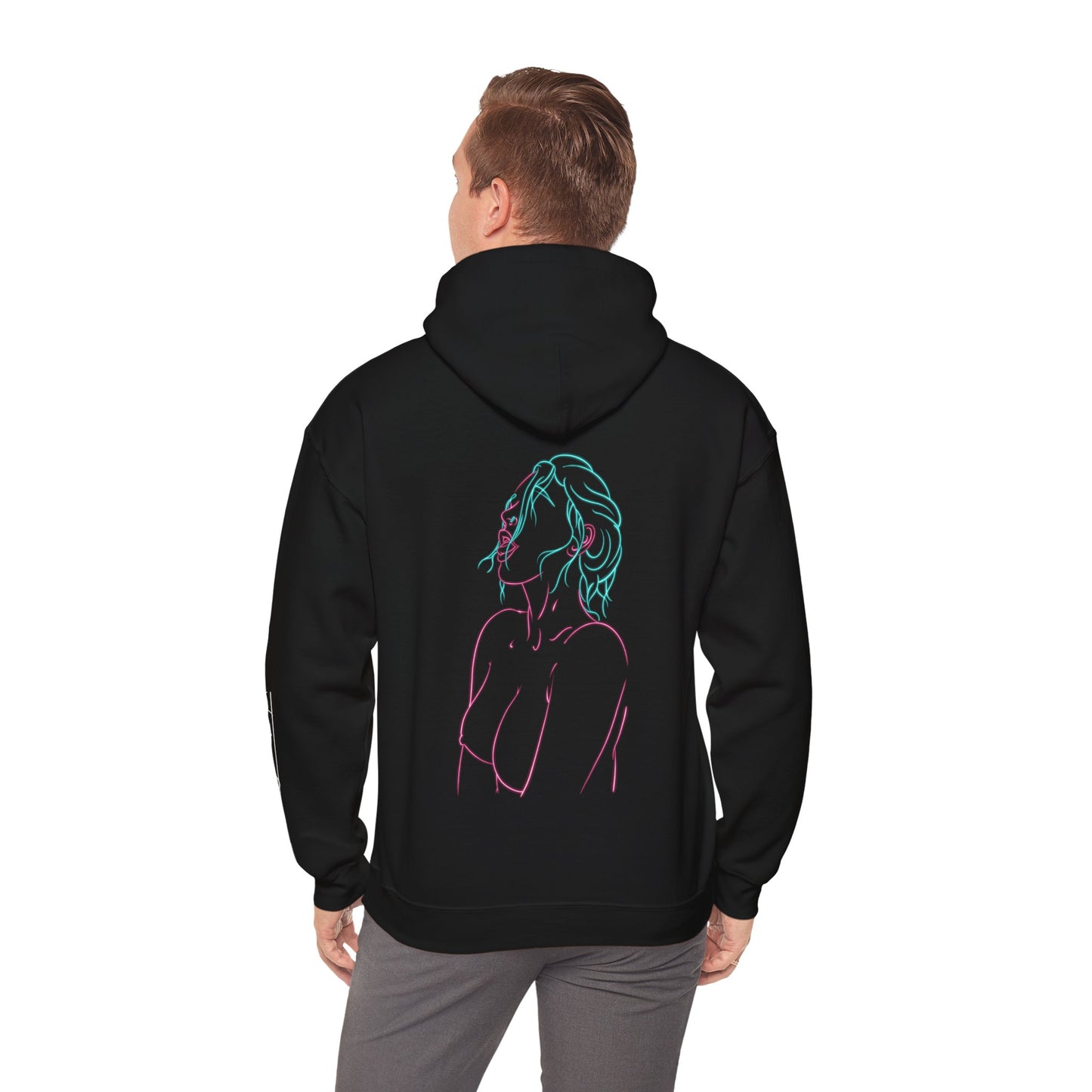 DCB Neon Unisex Heavy Blend™ Hooded Sweatshirt Design 3