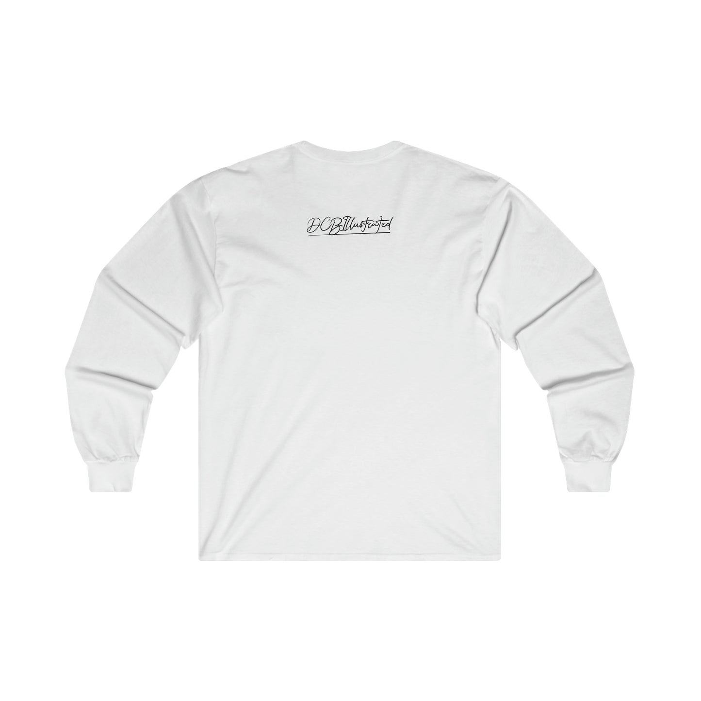 DCB Line Art Unisex Ultra Cotton Long Sleeve Tee Design 3