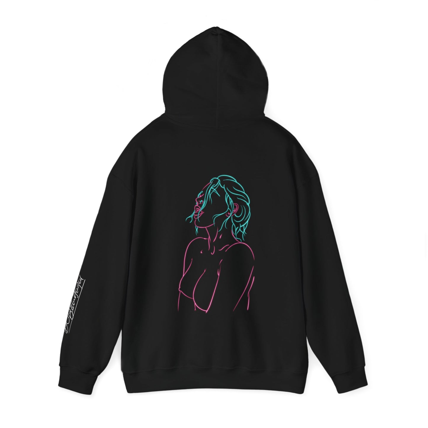 DCB Neon Unisex Heavy Blend™ Hooded Sweatshirt Design 3