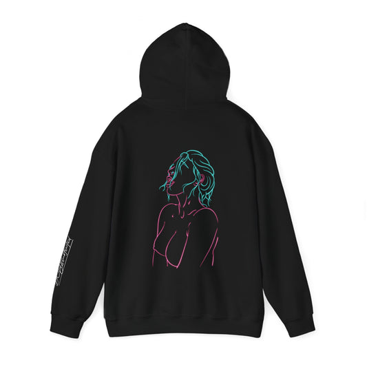 DCB Neon Unisex Heavy Blend™ Hooded Sweatshirt Design 3