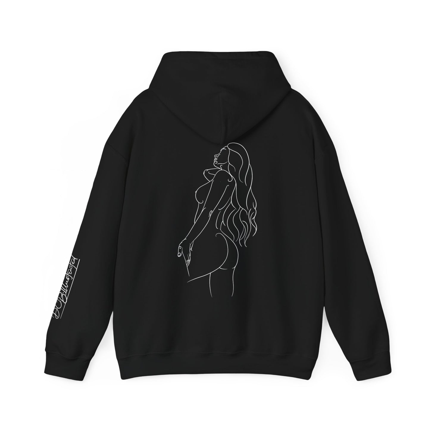 DCB Line Art Unisex Heavy Blend™ Hooded Sweatshirt Design 5