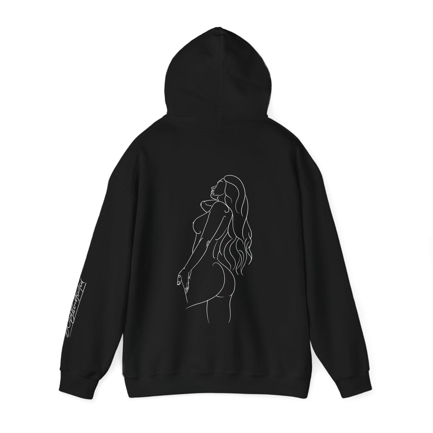 DCB Line Art Unisex Heavy Blend™ Hooded Sweatshirt Design 5