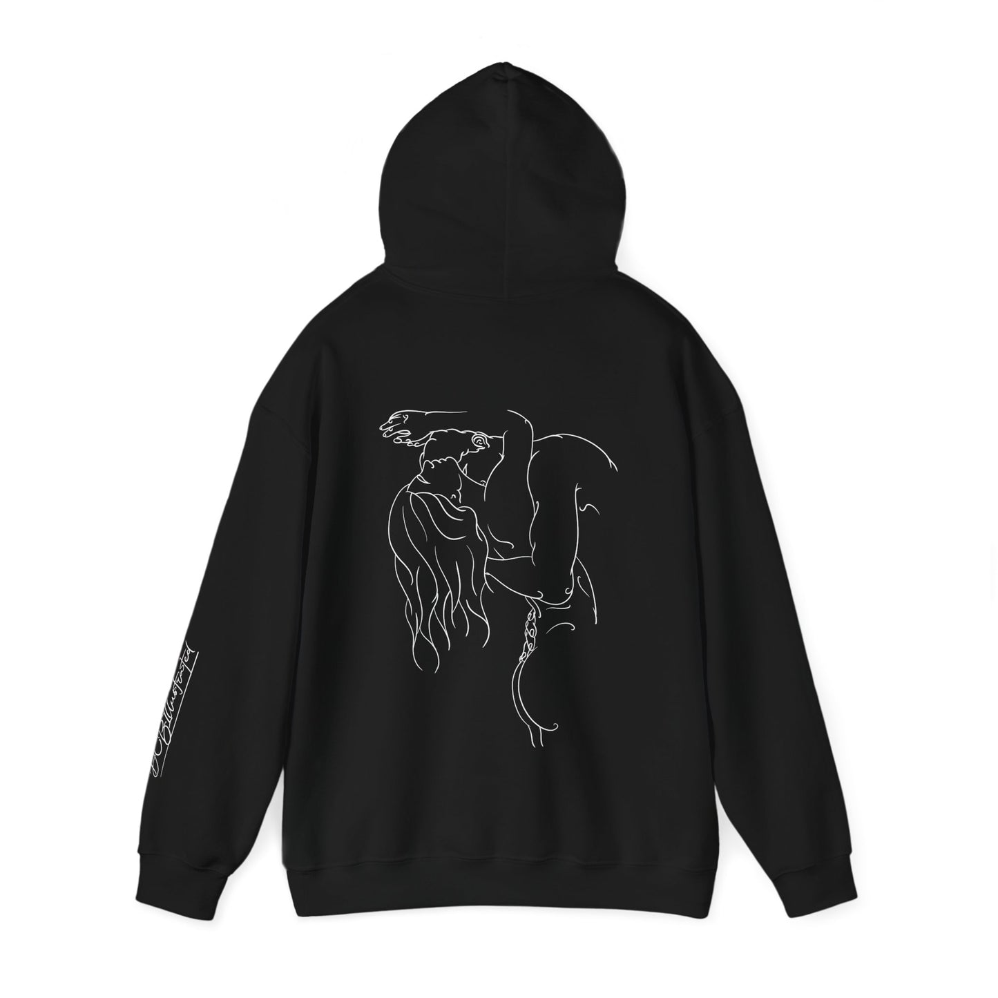 DCB Line Art Unisex Heavy Blend™ Hooded Sweatshirt Design 3