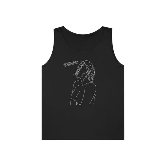 DCB Line Art Unisex Heavy Cotton Tank Top