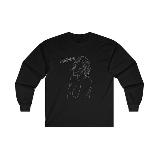 DCB Line Art Unisex Ultra Cotton Long Sleeve Tee Design 1