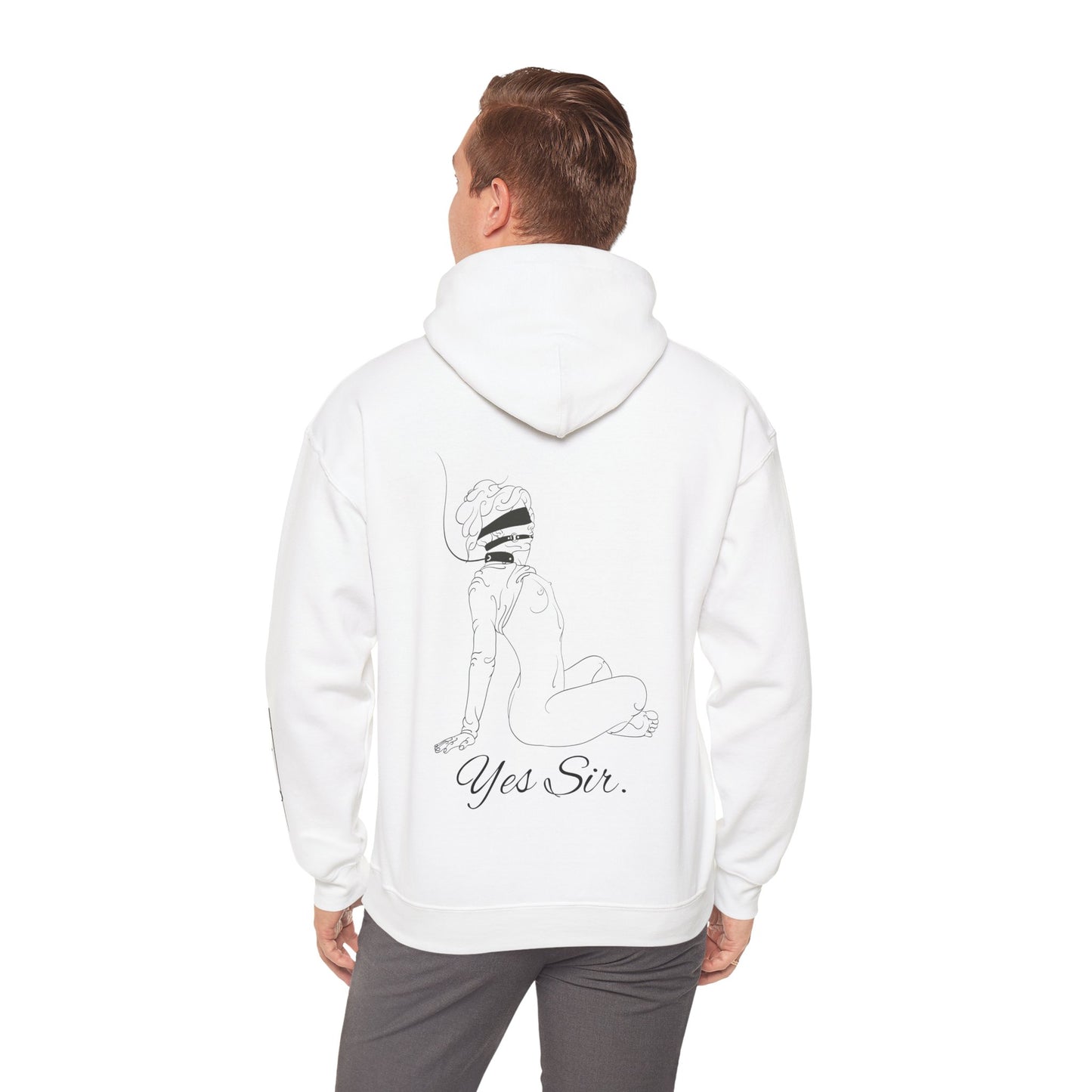 Yes Sir DCB Line Art Unisex Heavy Blend™ Hooded Sweatshirt '