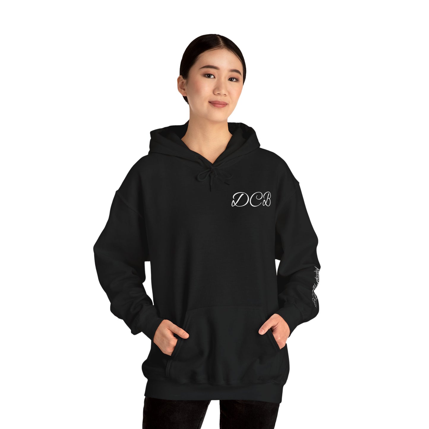 DCB Line Art Unisex Heavy Blend™ Hooded Sweatshirt Design 5