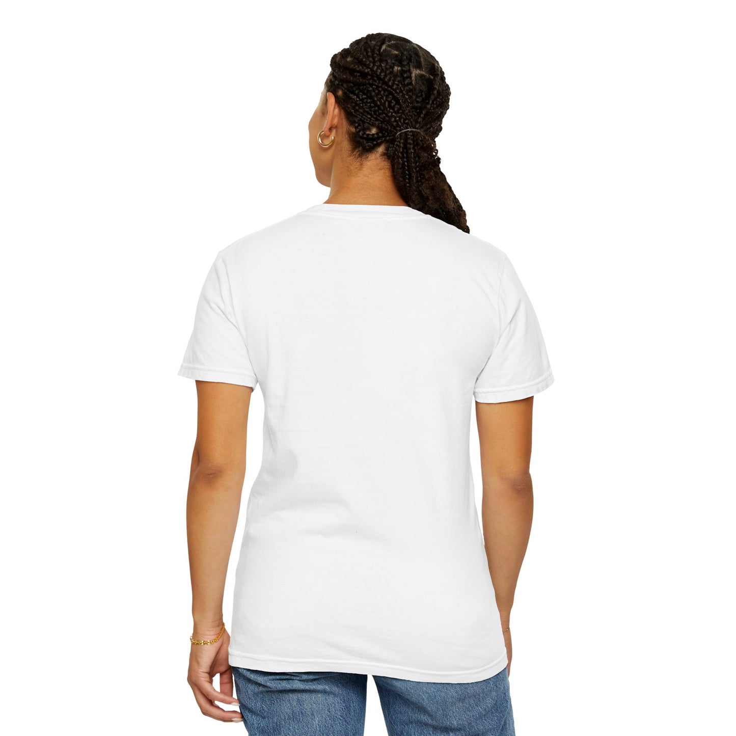 DCB Line Art Unisex Garment-Dyed T-shirt Design 5