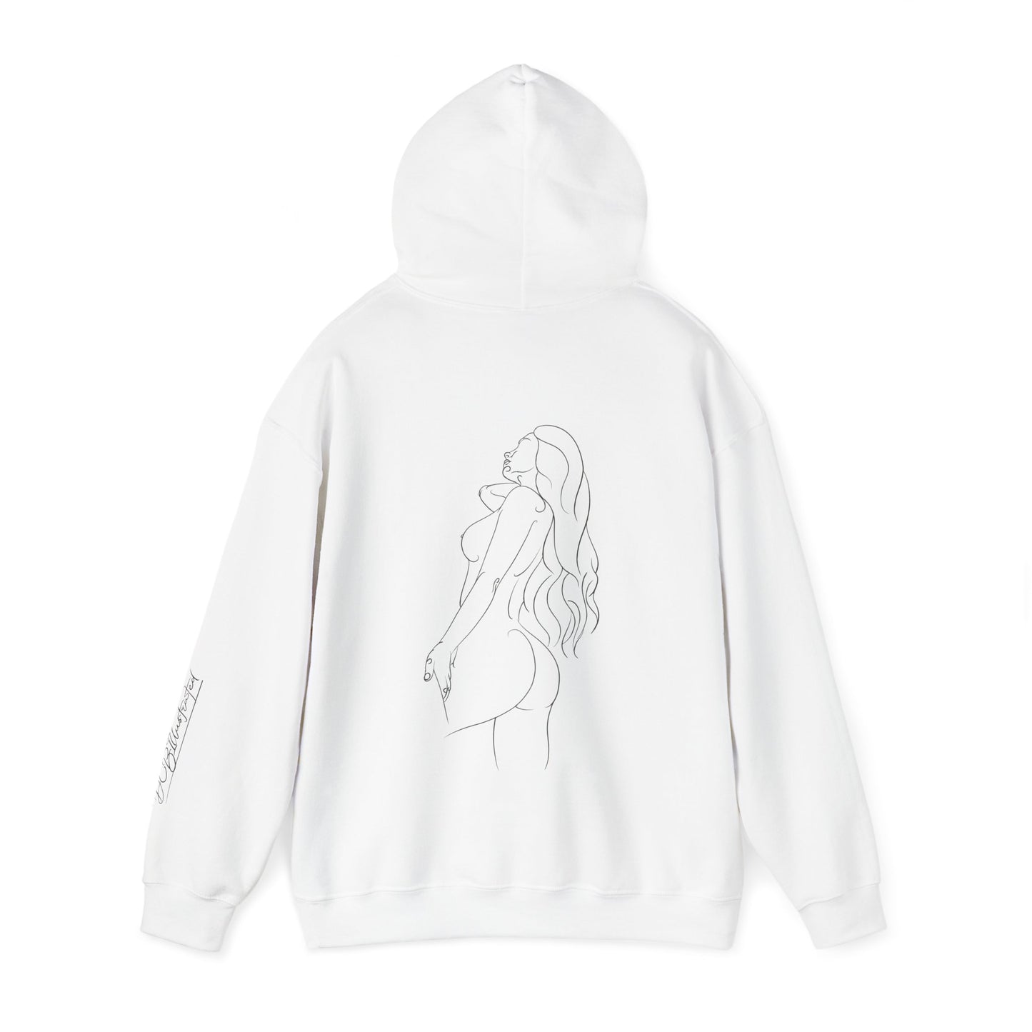 DCB Line Art Unisex Heavy Blend™ Hooded Sweatshirt Design 5