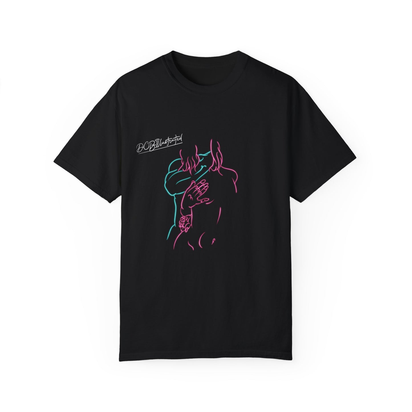 DCB Neon Unisex Garment-Dyed T-shirt Design 2