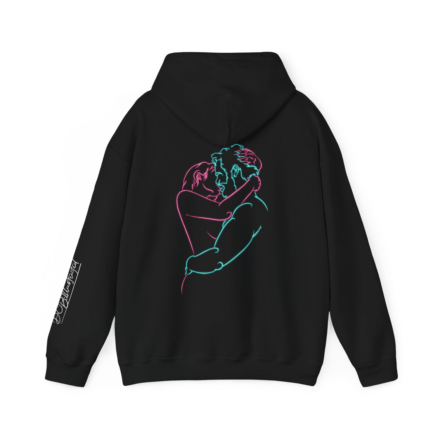 DCB Neon Unisex Heavy Blend™ Hooded Sweatshirt Design 2