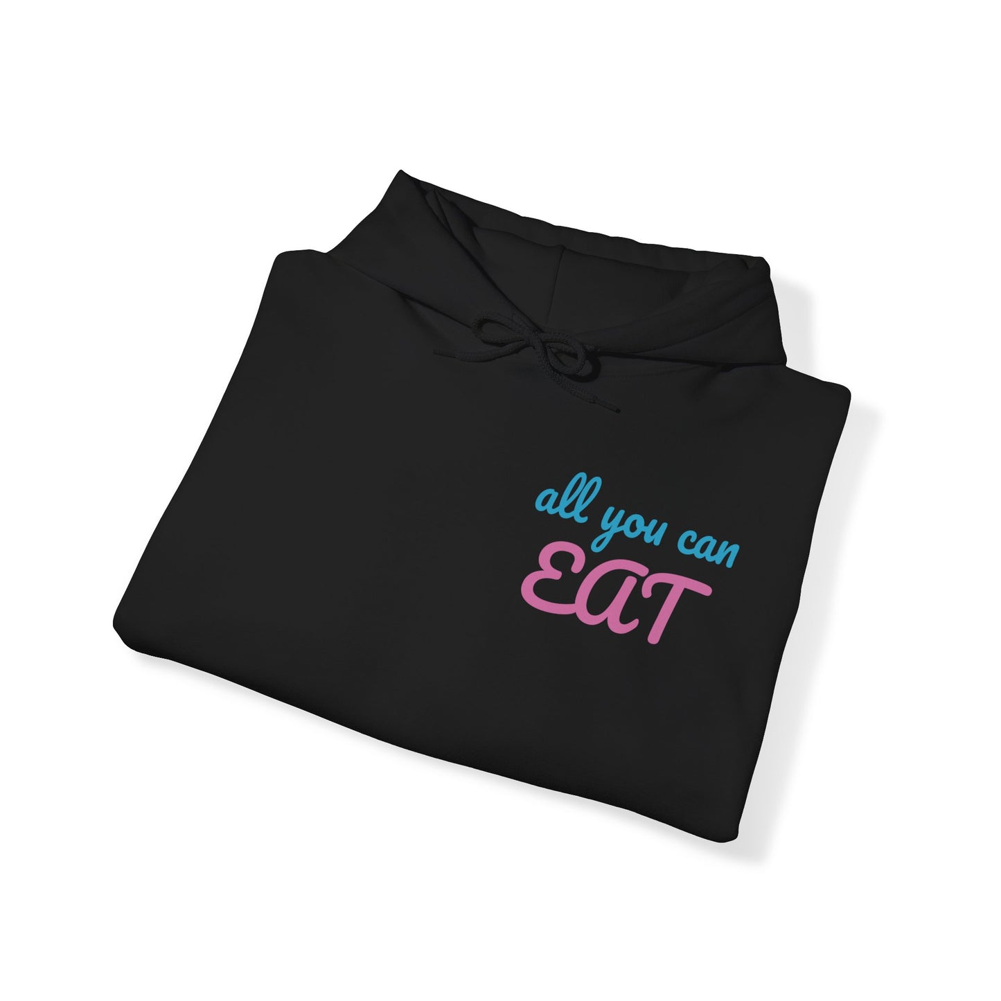 All you can eat DCB Neon Unisex Heavy Blend™ Hooded Sweatshirt Design