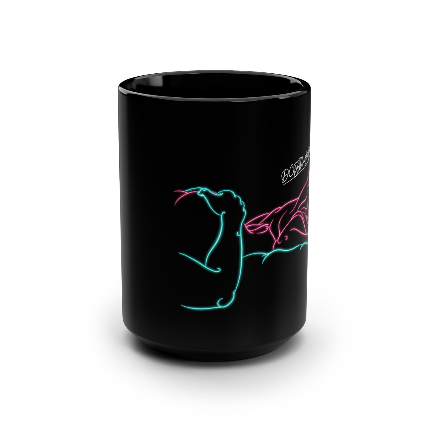 DCB Neon Black Mug, 15oz