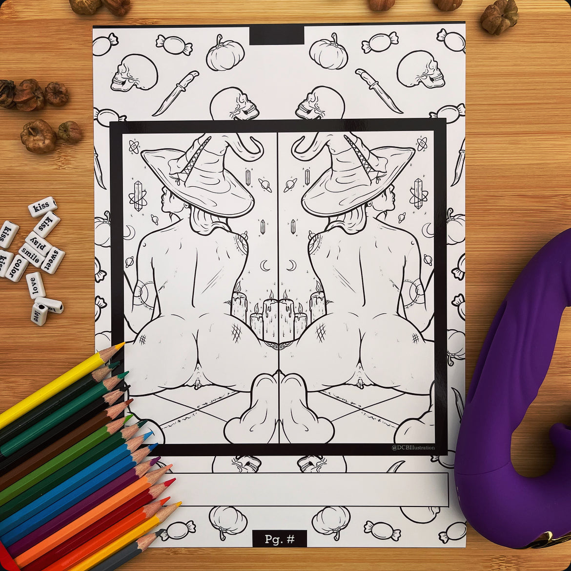 [Oct/24] PHYSICAL EDITION DCB Illustration Colouring Book #2