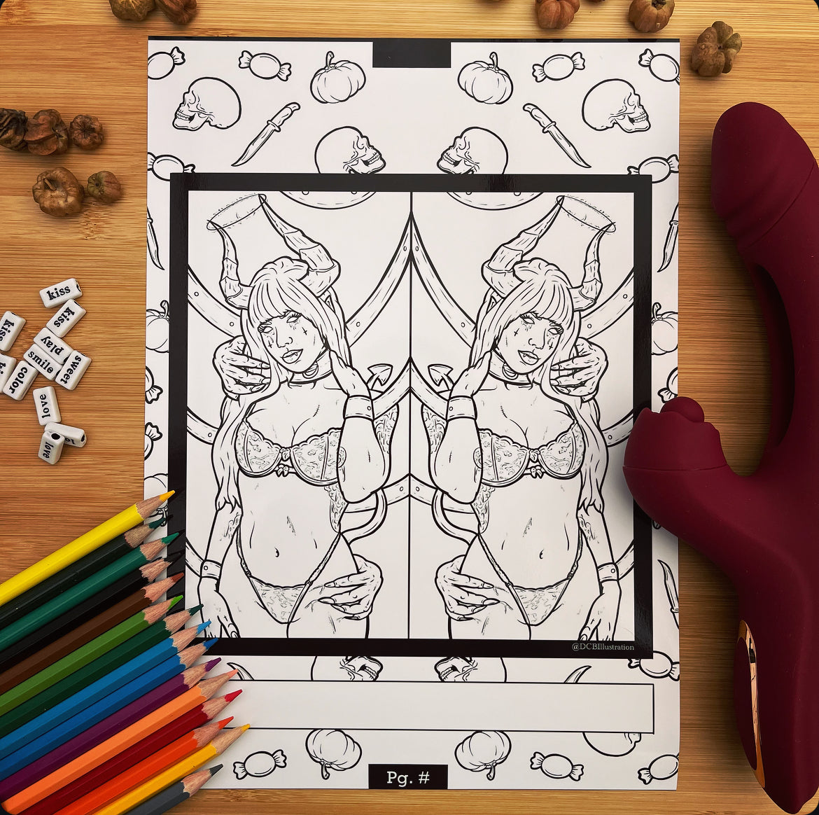 [Oct/24] PHYSICAL EDITION DCB Illustration Colouring Book #2